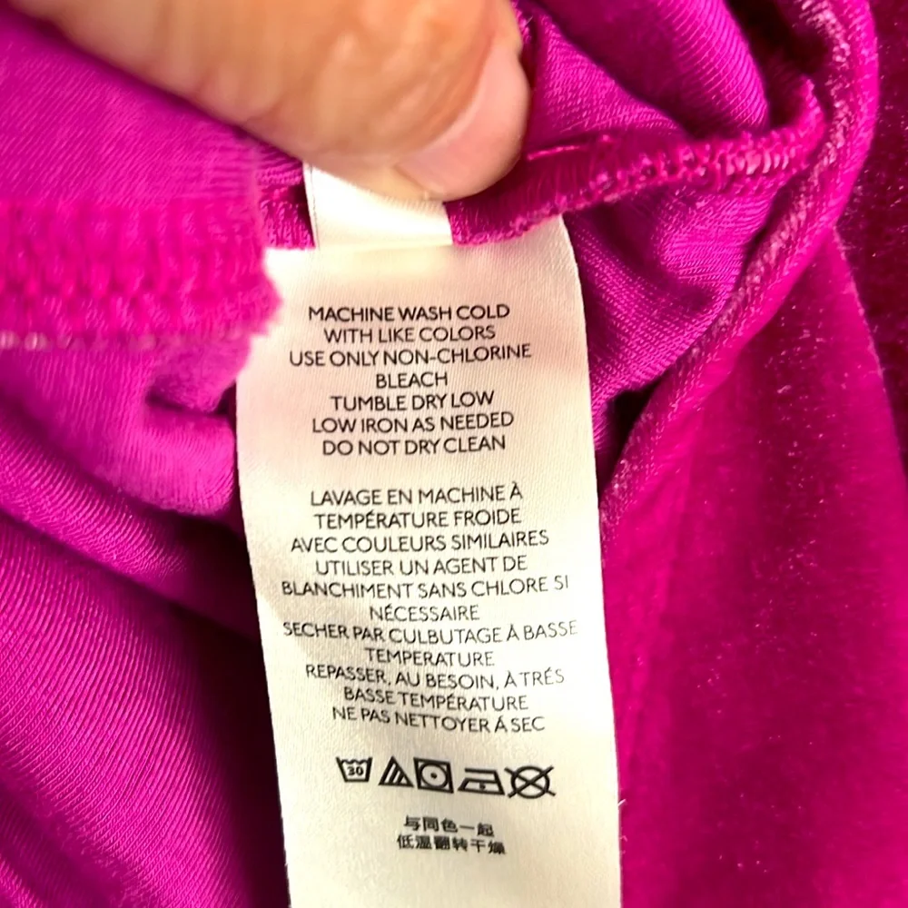 💗💗💗 FREE PEOPLE HOLD ME TOP SIZE LARGE NWOT PINK VELVET 💗💗💗 - Picture 11 of 11